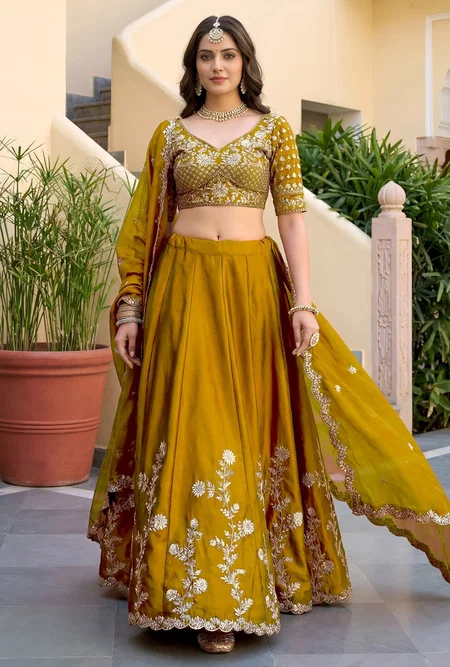 Yellow Zeel Vol 36 Rangoli Silk With Sequence Work Lehenga Choli 5135